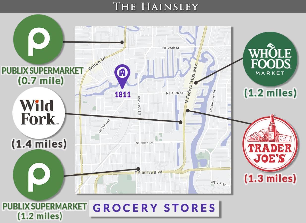 Hainsley Apartments - Walk To Wilton Drive Fort Lauderdale Esterno foto